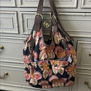 Anthropologie. Elegant Floral Women's Shoulder Bag